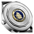 Flagship Heritage Moonphase 38.5mm - Sunray Silver on Leather Strap
