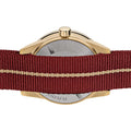 Captain Cook Automatic Bronze 42mm - Red on Fabric Strap