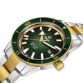 Captain Cook Automatic Two-Tone 42mm - Green on Bracelet