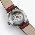 Khaki Field Auto Date 42mm - Green on Leather Strap