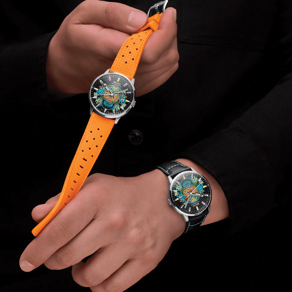Commander Gradient Catrines Special Edition 40mm - Black on Bracelet with Two Extra Straps