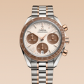 Speedmaster Chronograph Two-Tone 18K Sedna™ Gold and Steel 38mm - Ivory on Bracelet