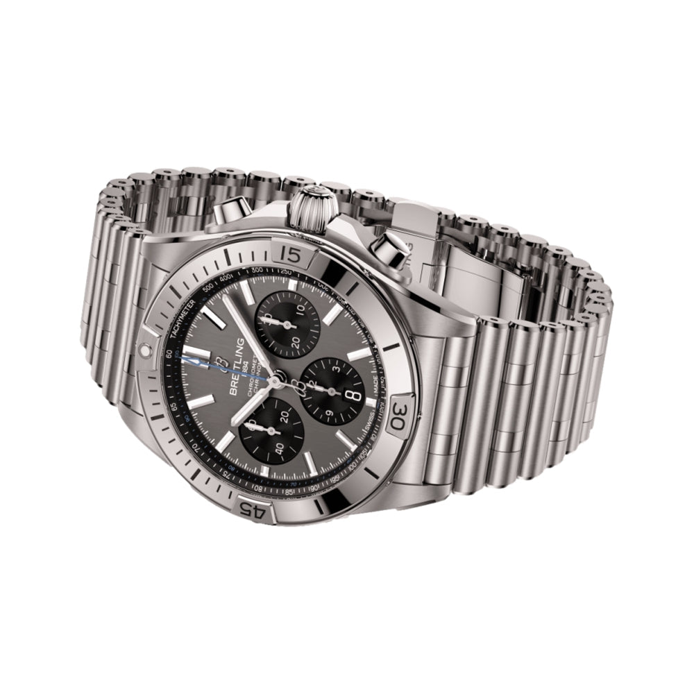 Chronomat B01 Titanium 42mm - Anthracite on Bracelet