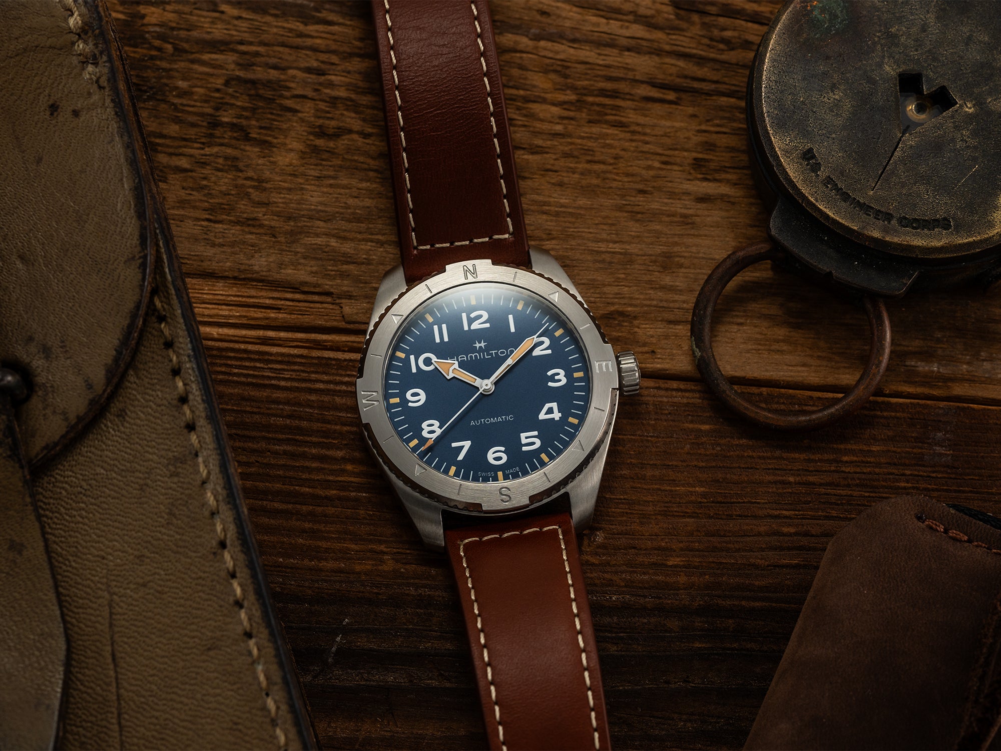 Unveiling The New Hamilton Khaki Field Expedition in the Middle of the Forest