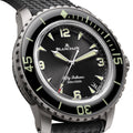 Fifty Fathoms Automatique Titanium 42.3mm - Black on Tropic Rubber Strap