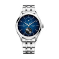 Clifton 10725 Baumatic COSC Day Date Moonphase 42mm - Blue on Bracelet
