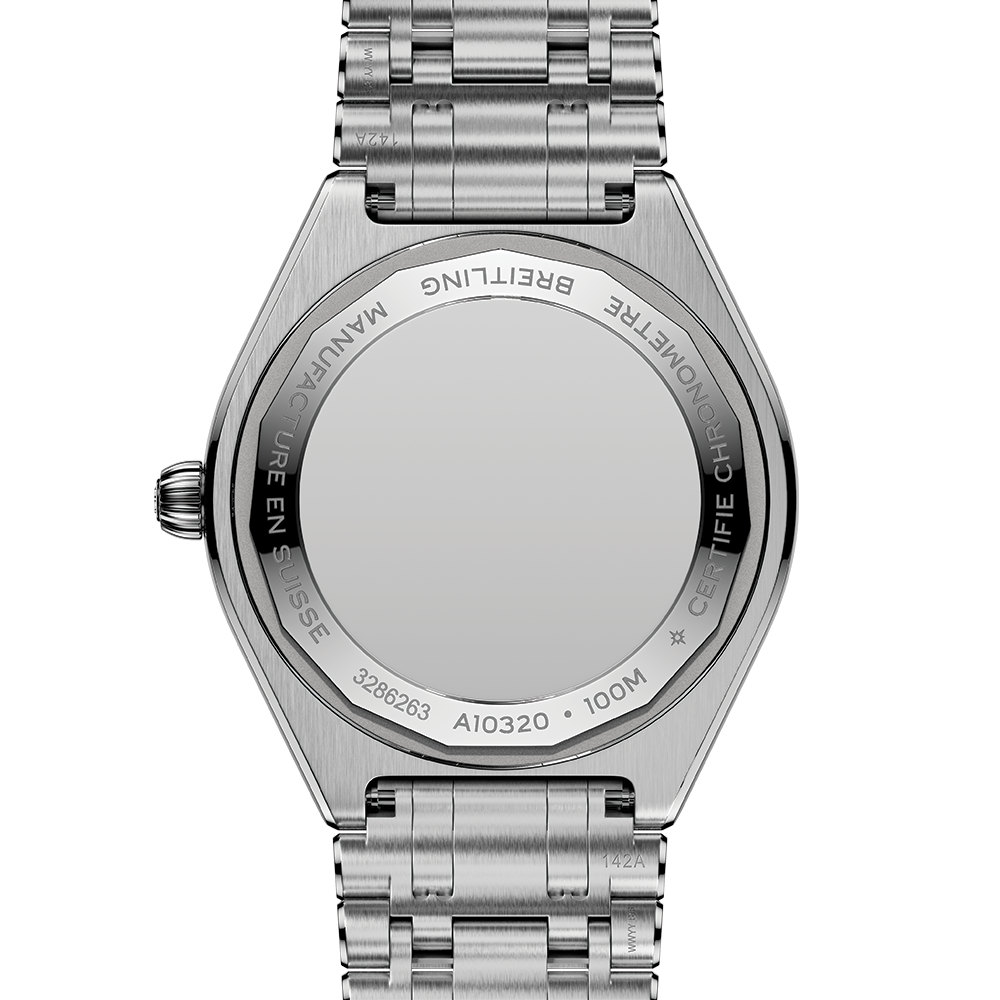 Chronomat Automatic 36mm - Grey, Mother-of-Pearl, Diamond-Set on Bracelet