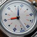 Modul E Quartz 35mm - Brushed Rhodium on Bracelet