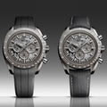 Speedmaster Grey Side of the Moon Grey Ceramic 44.25mm - Grey on Rubber Strap