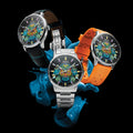 Commander Gradient Catrines Special Edition 40mm - Black on Bracelet with Two Extra Straps