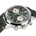 American Classic Intra-Matic Chronograph H 40mm - Green on Leather Strap w/ Extra Bracelet