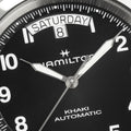 Khaki Field Auto 40mm - Black on Brown Leather Strap
