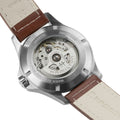 Khaki Field Auto 40mm - Green on Brown Leather Strap