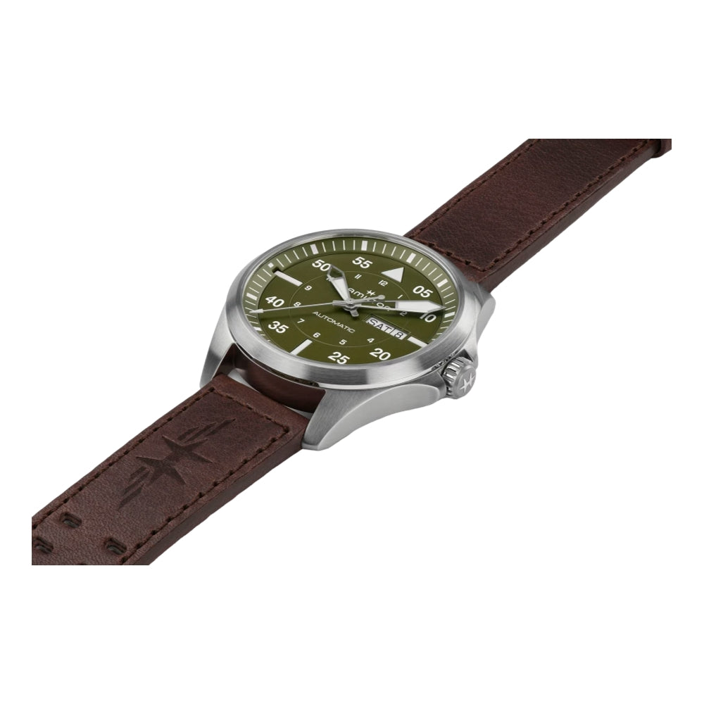 Pilot Day Date 42mm Green Dial on Strap