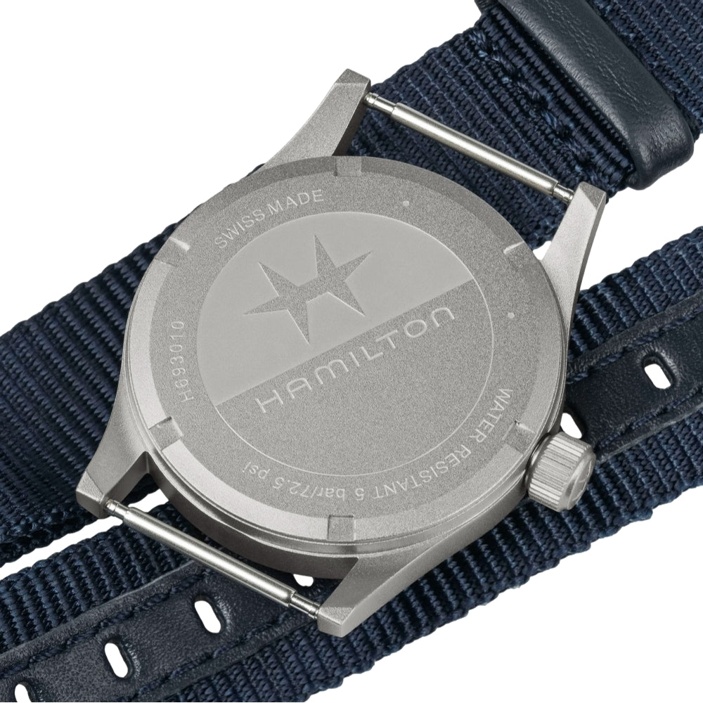 Khaki Field Quartz Blue Dial, 33mm