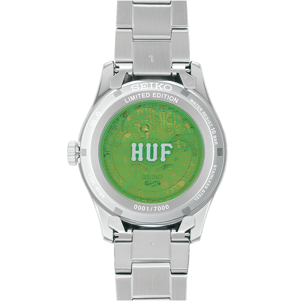 SRPM09 5 Sports Field HUF Limited Edition 39.4mm - Green on Bracelet