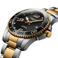 HydroConquest Ceramic Bezel Two-Tone 41mm - Black on Bracelet