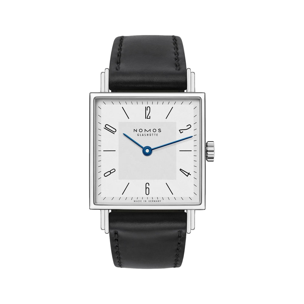Tetra 27 Duo - White on Leather Strap