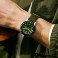 HDB008 5 Sports Field Series 41mm - Green on Fabric Strap