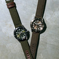 HDB008 5 Sports Field Series 41mm - Green on Fabric Strap