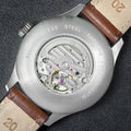 Pilot Watch Basic Augsburg 39mm - Black on Leather Strap