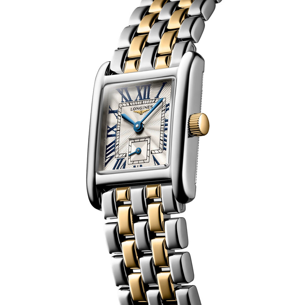 Mini DolceVita Quartz Yellow Gold Two-Tone 29mm - Silver 