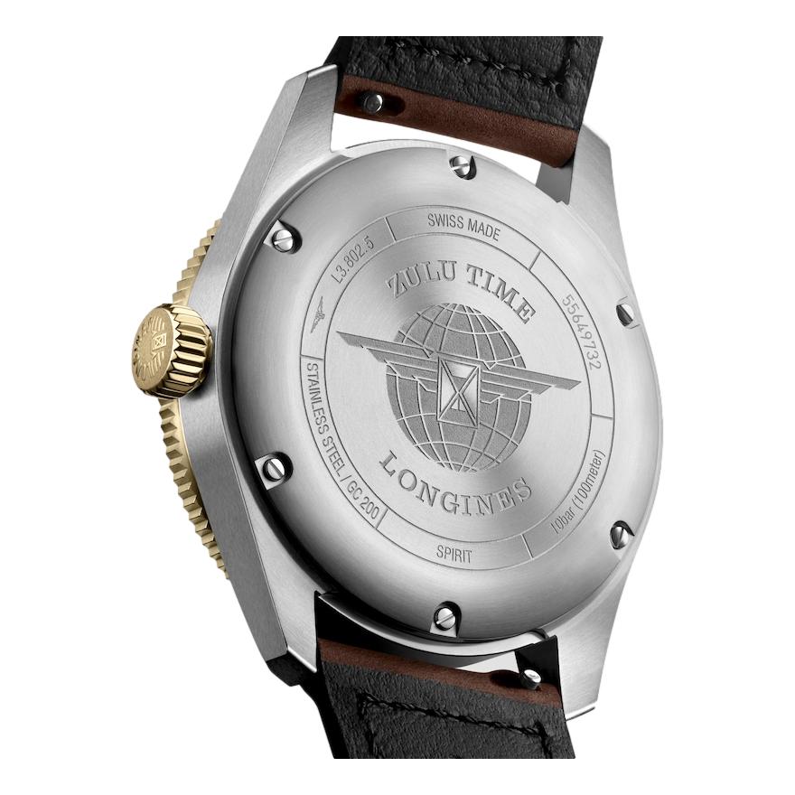 Spirit Zulu Time 39mm - Anthracite on Leather Strap