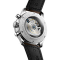 Spirit Flyback 42mm - Black on Leather Strap