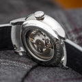 Louis Erard x KUDOKE Le Régulateur 42mm - White, Mother-of-Pearl on Leather Strap