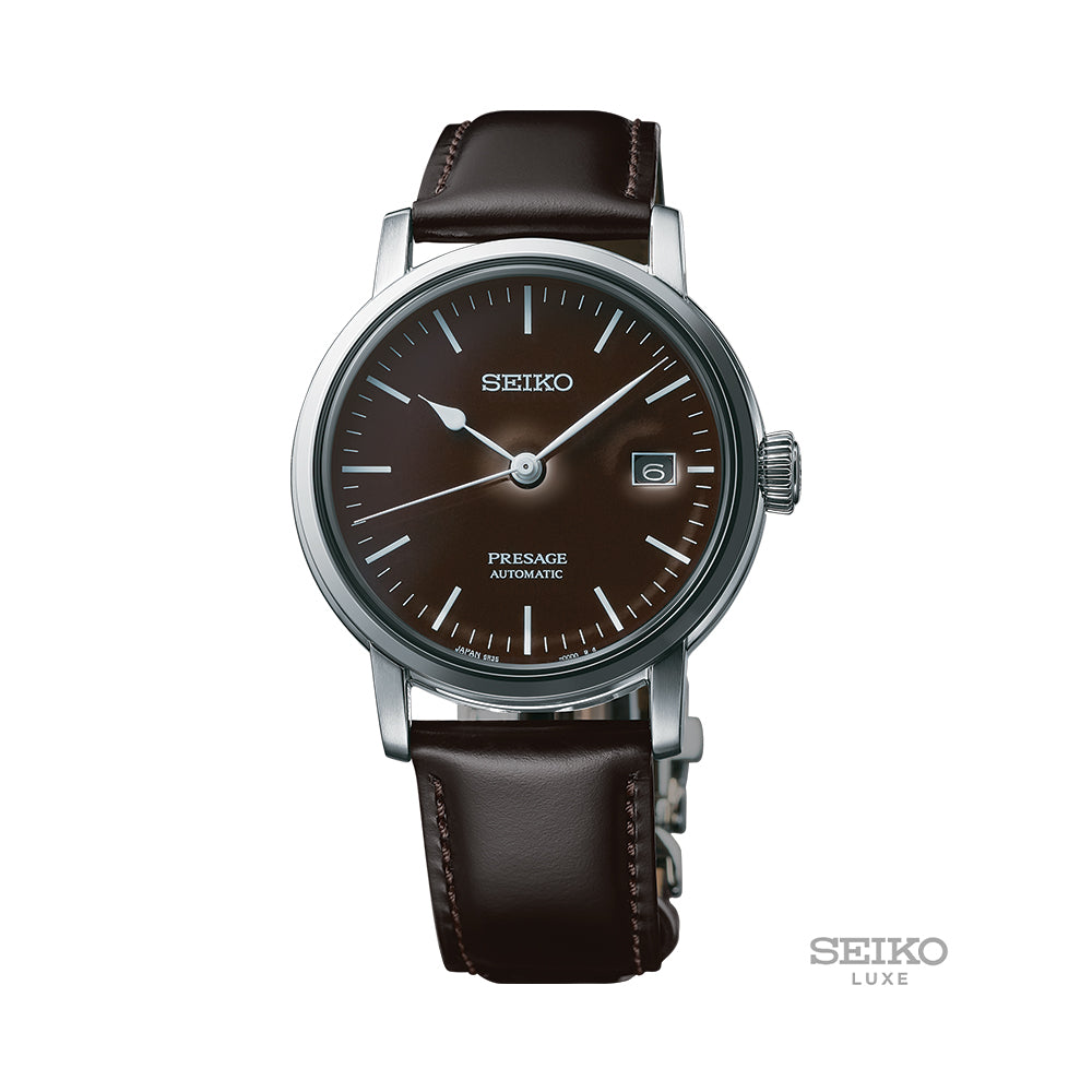 SPB115 Presage 39.9mm - Brown on Leather Strap