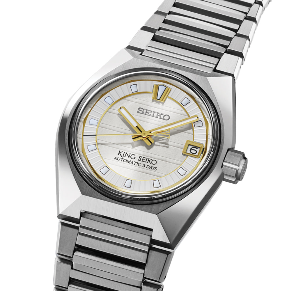 SLA087 King Seiko 41mm - Silver on Bracelet
