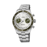 Divers Sixty-Five Chronograph 40mm - Silver on Bracelet