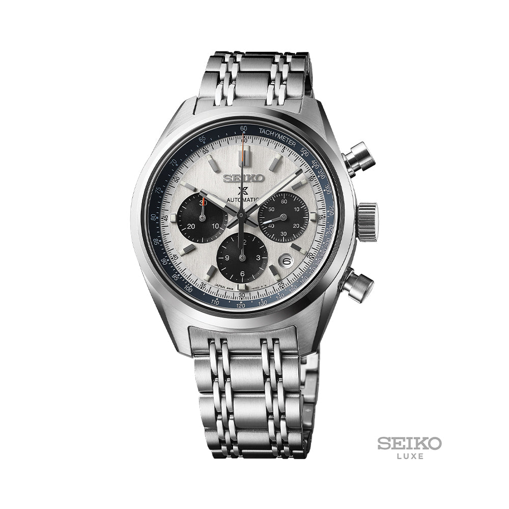 SRQ047 Prospex Chronograph 42mm - White on Bracelet