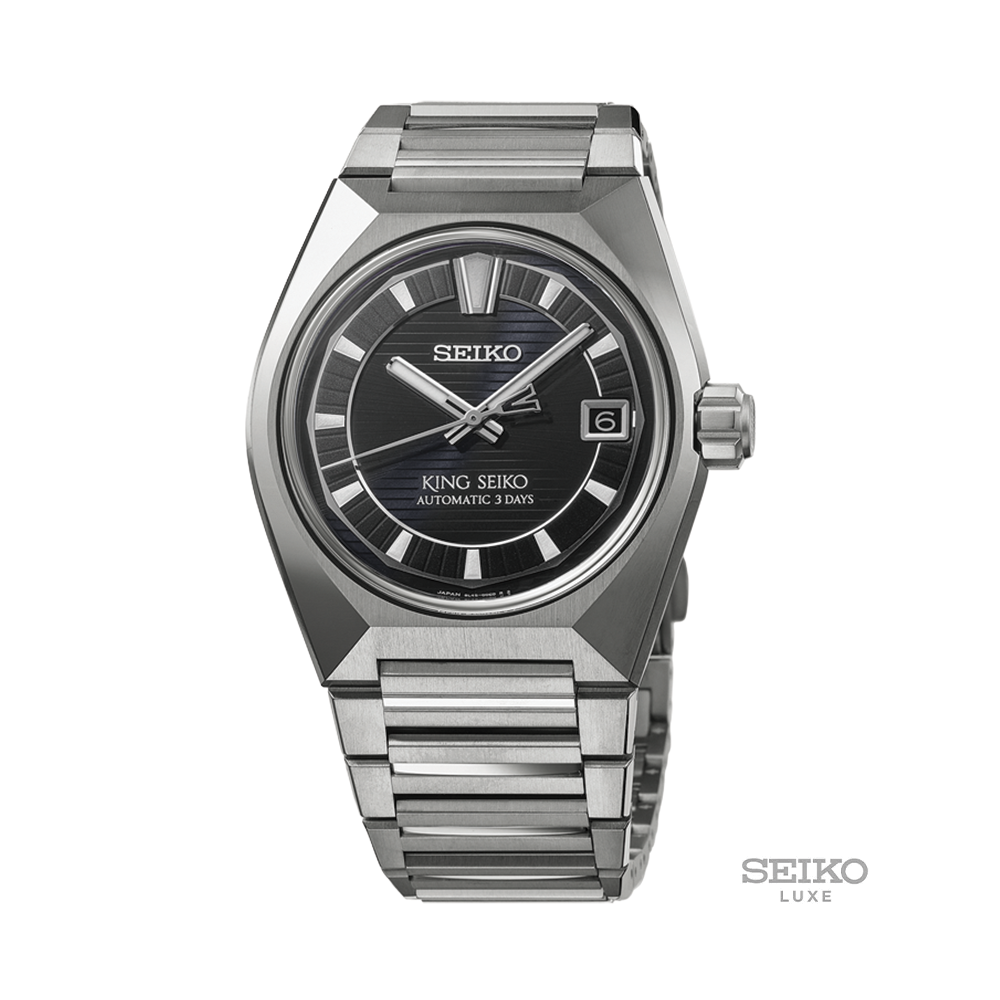 HKF003 King Seiko VANAC 41mm - Black on Bracelet
