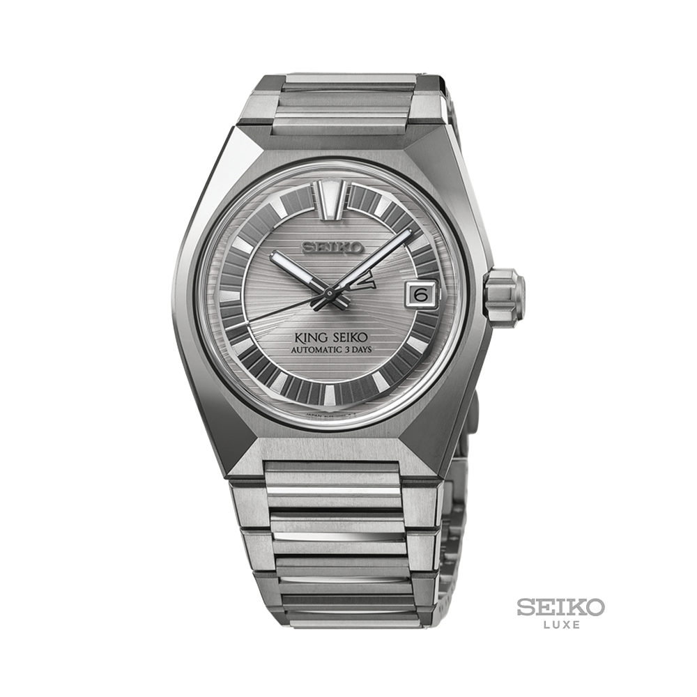 HKF002 King Seiko VANAC 41mm - Silver on Bracelet
