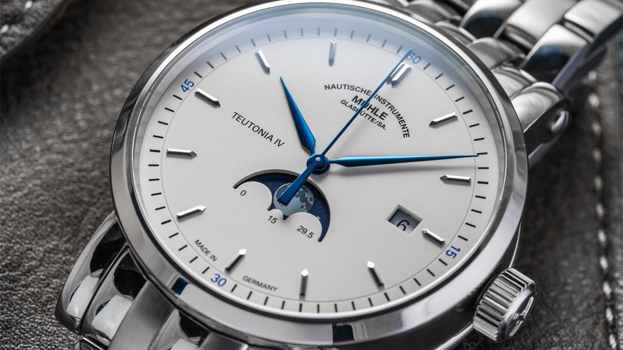 Teutonia IV Moonphase Stainless Steel Bracelet