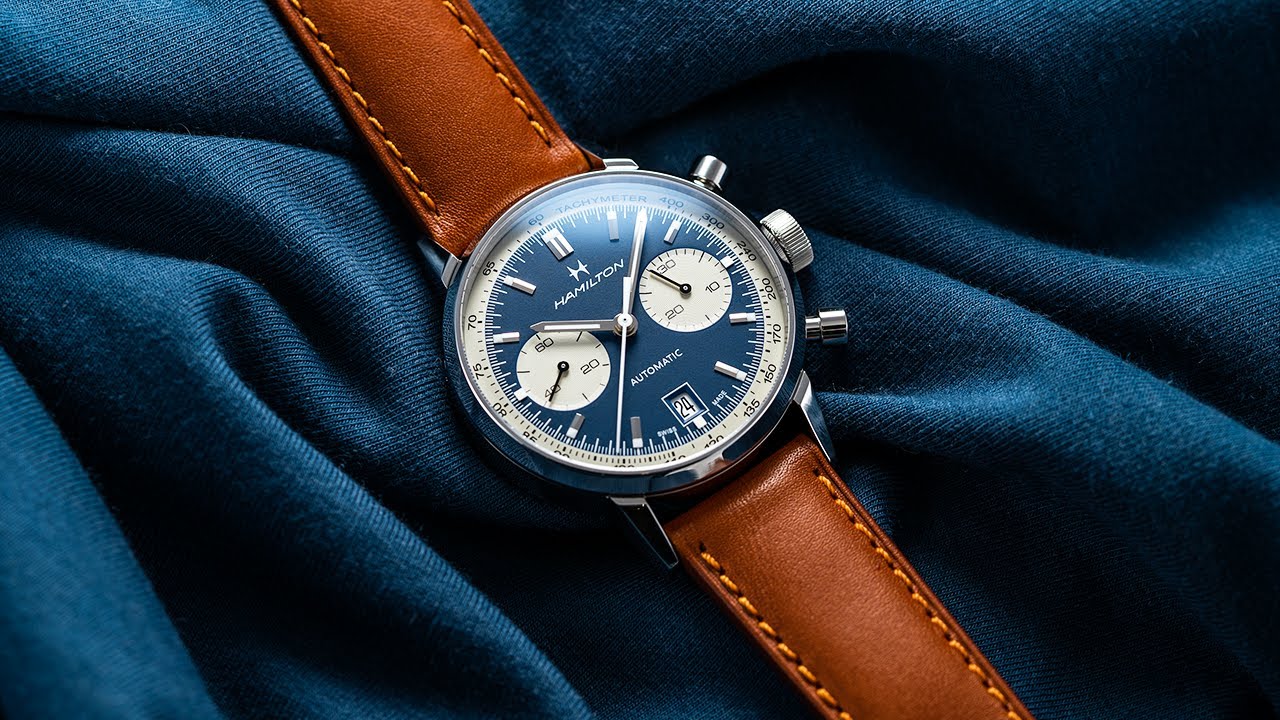 American Classic Intra-Matic Auto Chrono Blue Dial