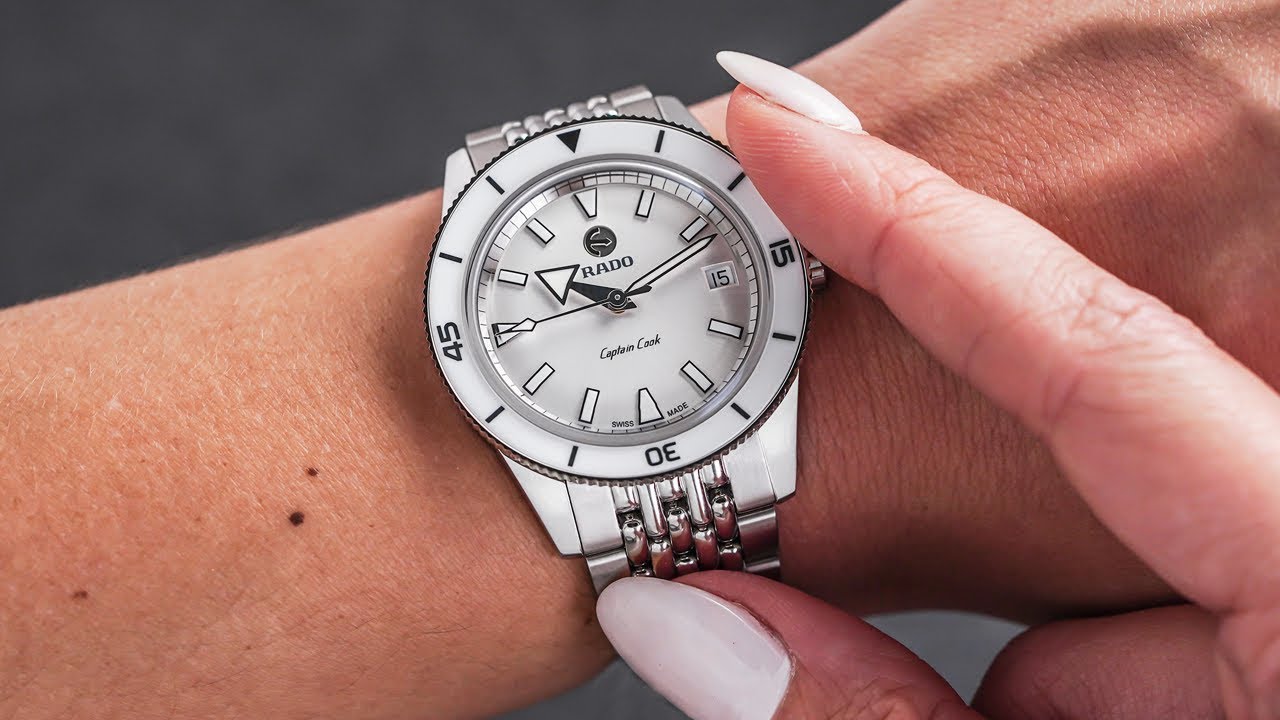 Captain Cook Automatic White Dial