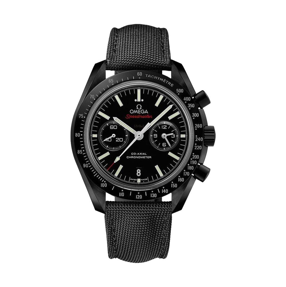 Speedmaster Dark Side Of The Moon Chronograph 44.25mm - Black on Fabric Strap