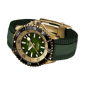Superocean Automatic Bronze 42mm - Green on Rubber Strap