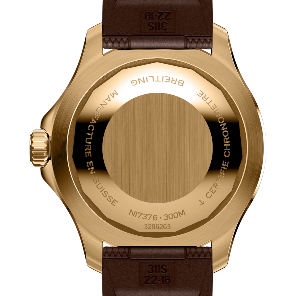 Superocean Automatic Bronze 44mm - Brown on Rubber Strap