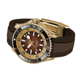 Superocean Automatic Bronze 44mm - Brown on Rubber Strap