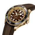 Superocean Automatic Bronze 44mm - Brown on Rubber Strap