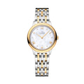De Ville Prestige Two-Tone 27.5mm - White, Mother-of-Pearl on Bracelet