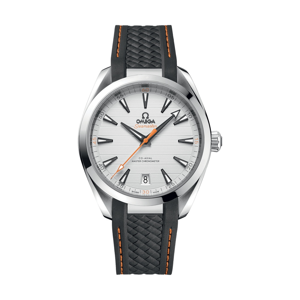 Seamaster Aqua Terra 150M Co-Axial Master Chronometer 41mm - Silver on Rubber Strap