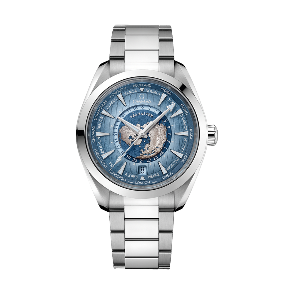 Seamaster Aqua Terra 150M GMT Worldtimer 43mm - Summer Blue