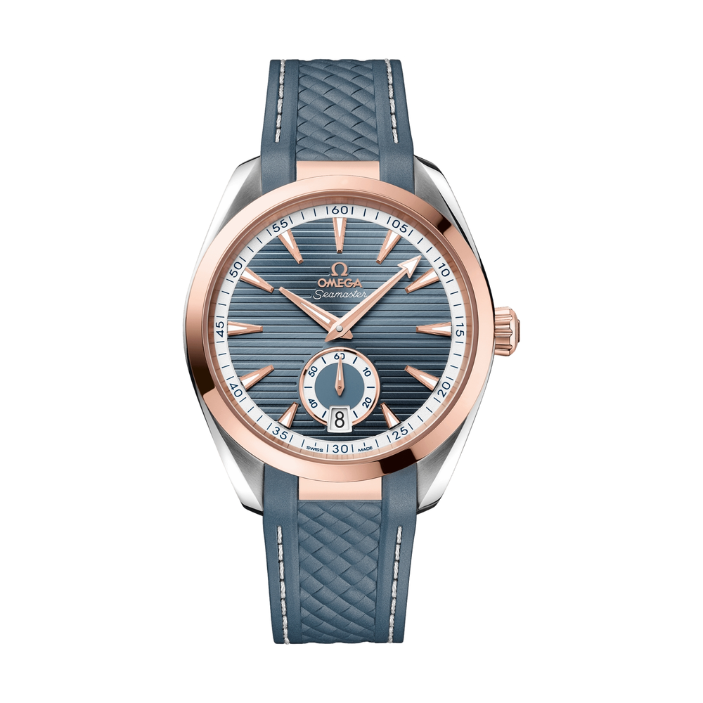 Seamaster Aqua Terra 150M Small Seconds Sedna™ Gold 41mm -  Blue on Strap