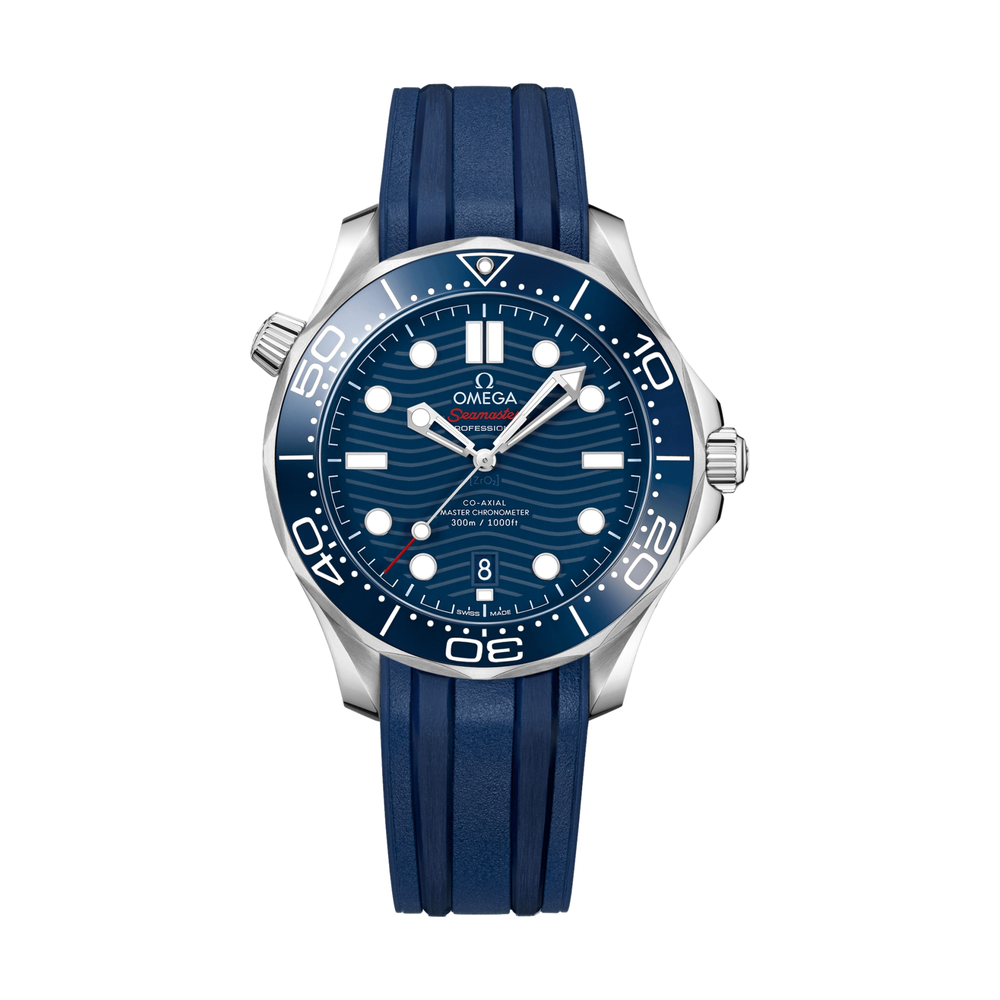 Seamaster Diver 300M Co-Axial Master Chronometer 42mm - Blue on Rubber Strap