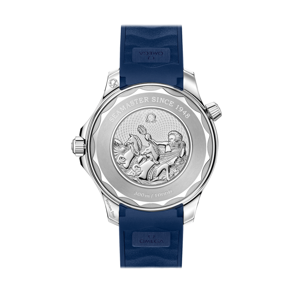 Seamaster Diver 300M 42mm - Summer Blue on Rubber Strap
