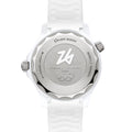 Seamaster Diver 300M Milano Cortina 2026 43.5mm - White on Rubber Strap